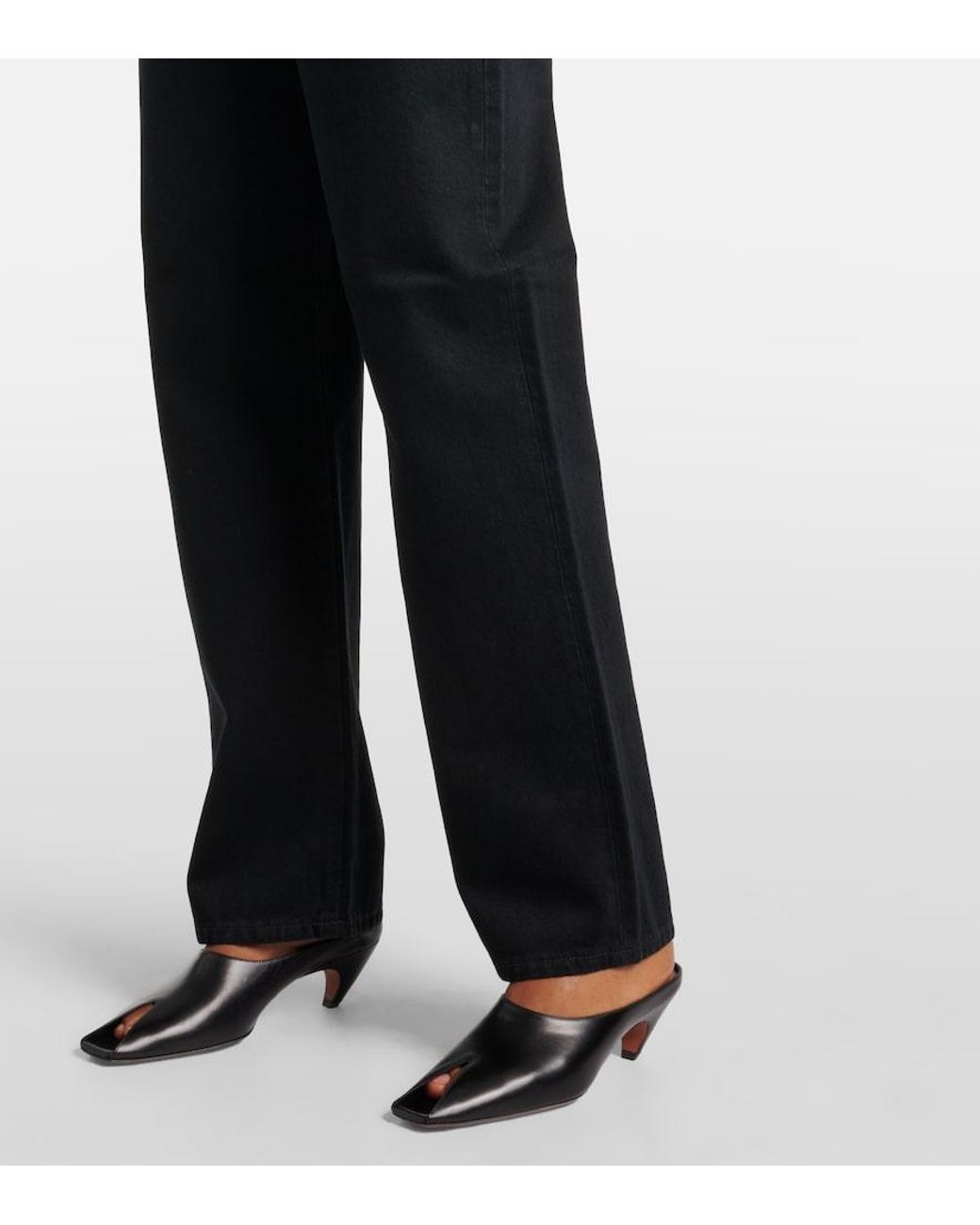 TOVE Blue Sade High-Rise Straight Jeans