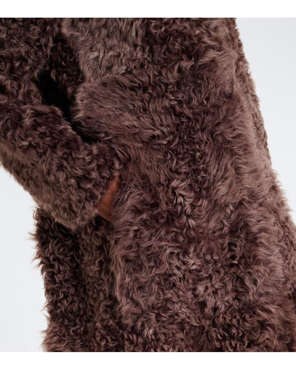 Arma Brown Cristina Reversible Shearling Coat