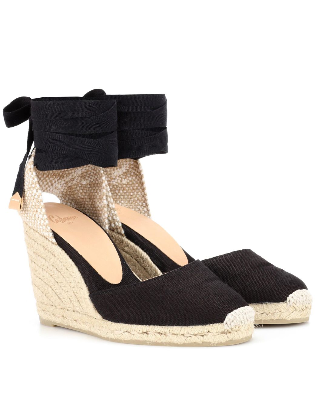 castaner carina espadrilles black