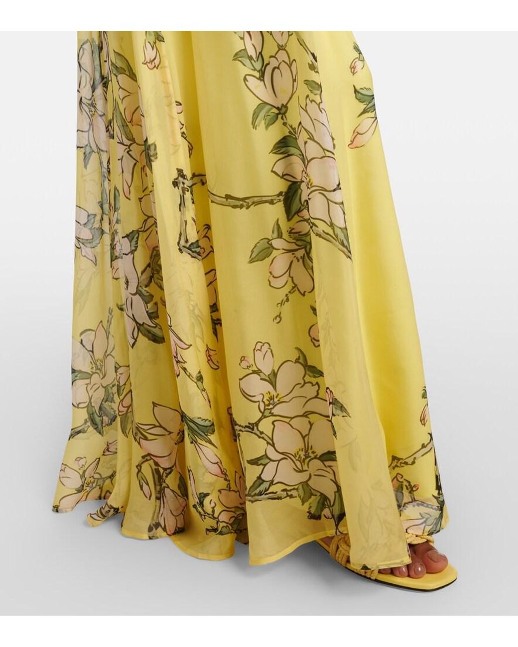 LEO LIN Yellow Lilith Maxi Dress