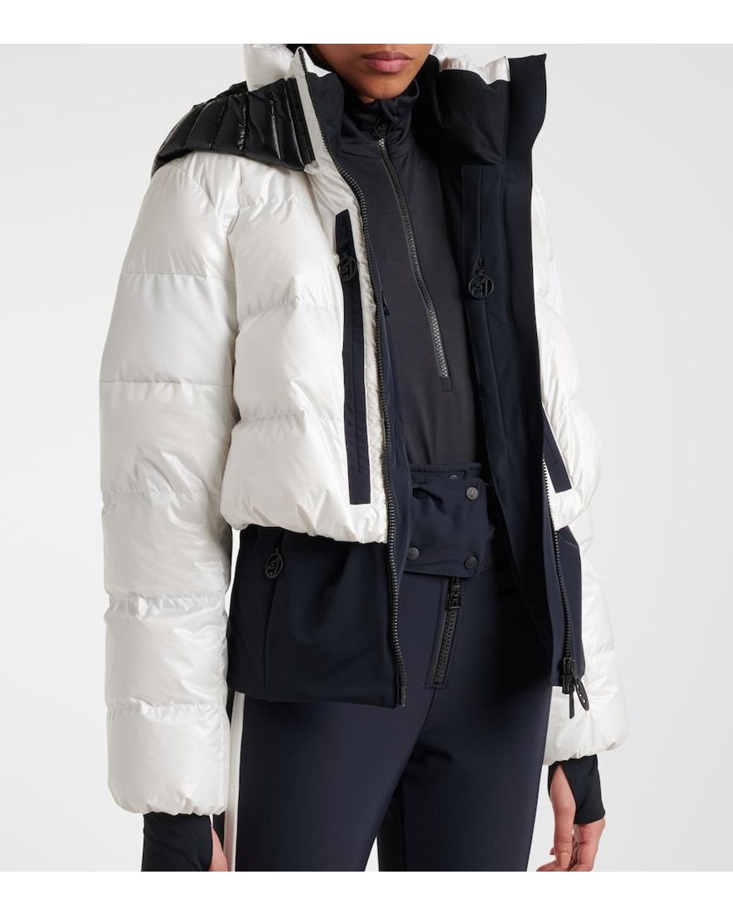 Toni Sailer White Bernadette Ski Jacket