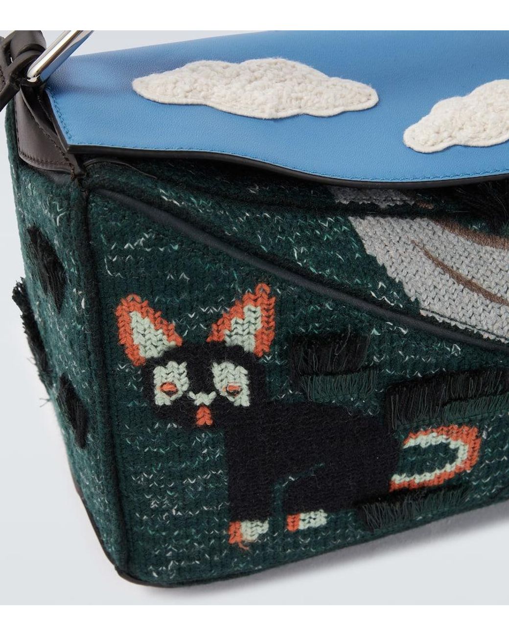 Loewe X Louis Wain Tote Bag Futurist Cat Puzzle in Black für Herren