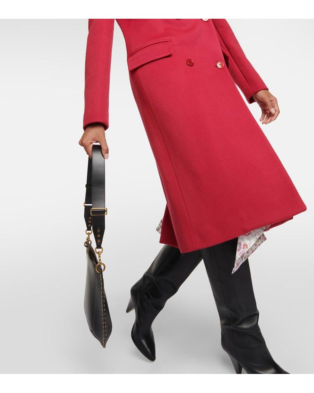 Isabel Marant Red Coats Fuchsia
