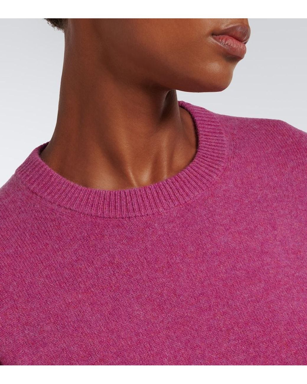 Velvet Pink Alba Cashmere Sweater