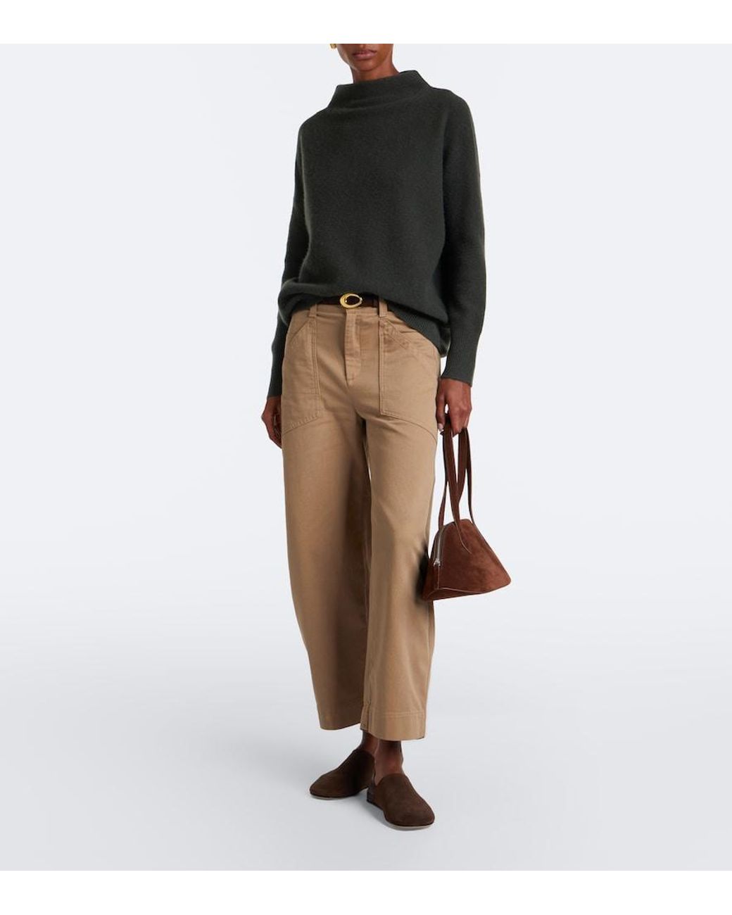 Vince Green Plush Cashmere Sweater