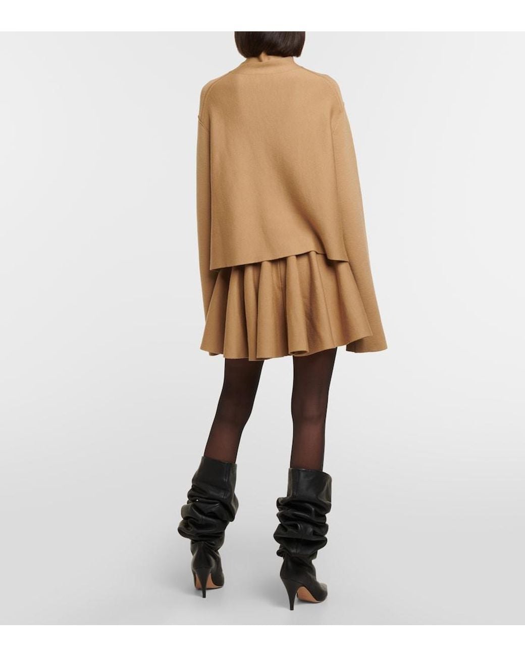 Khaite Natural Sree Wool-Blend Turtleneck Sweater