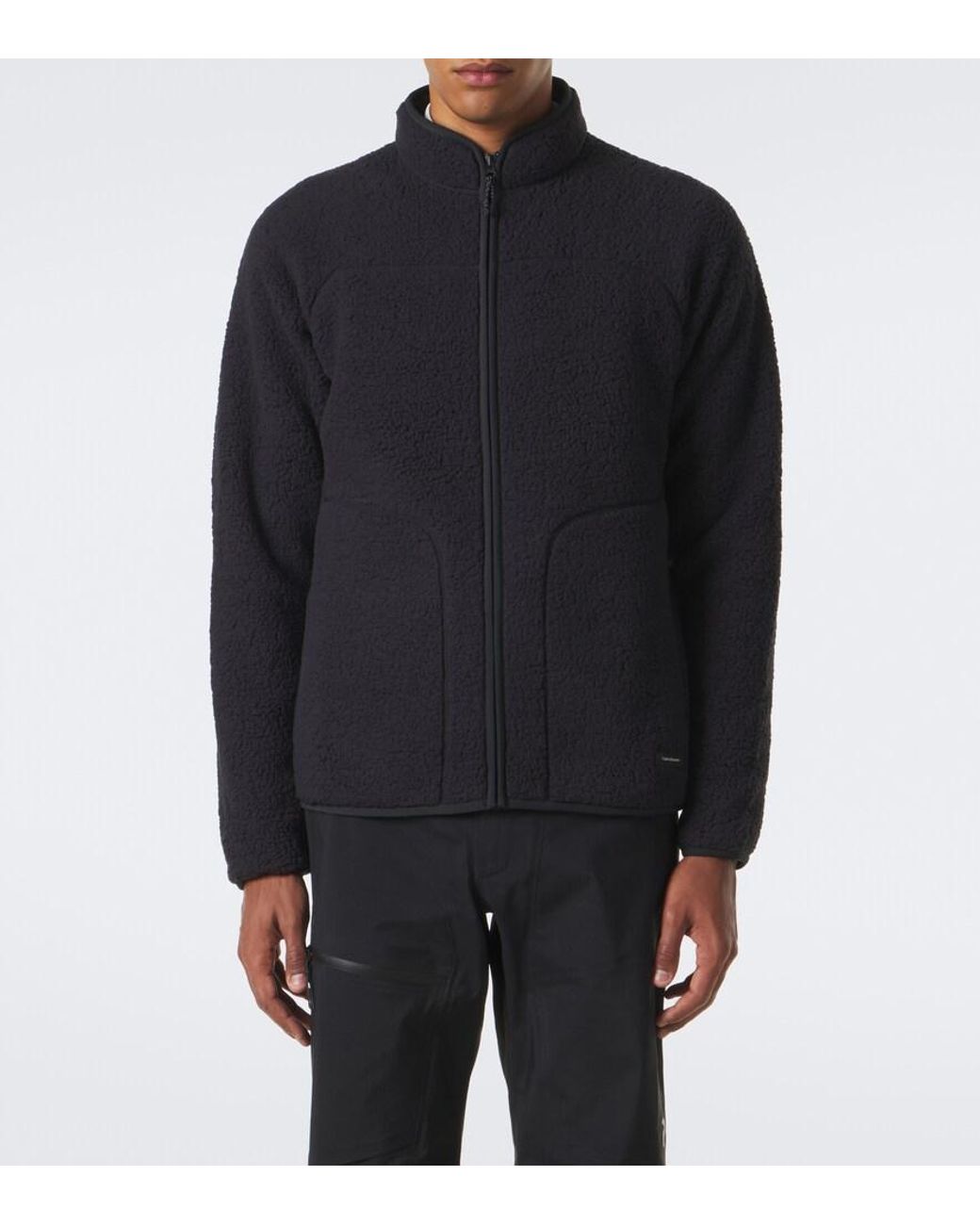 Peak Performance Black Wildrush Teddy Jacket for men