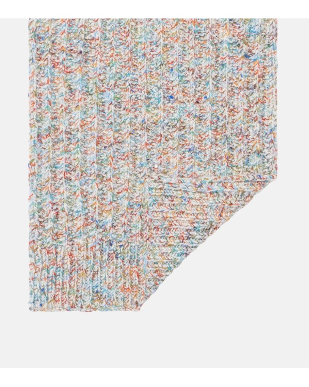 Loewe Multicolor Wool And Cashmere-Blend Scarf
