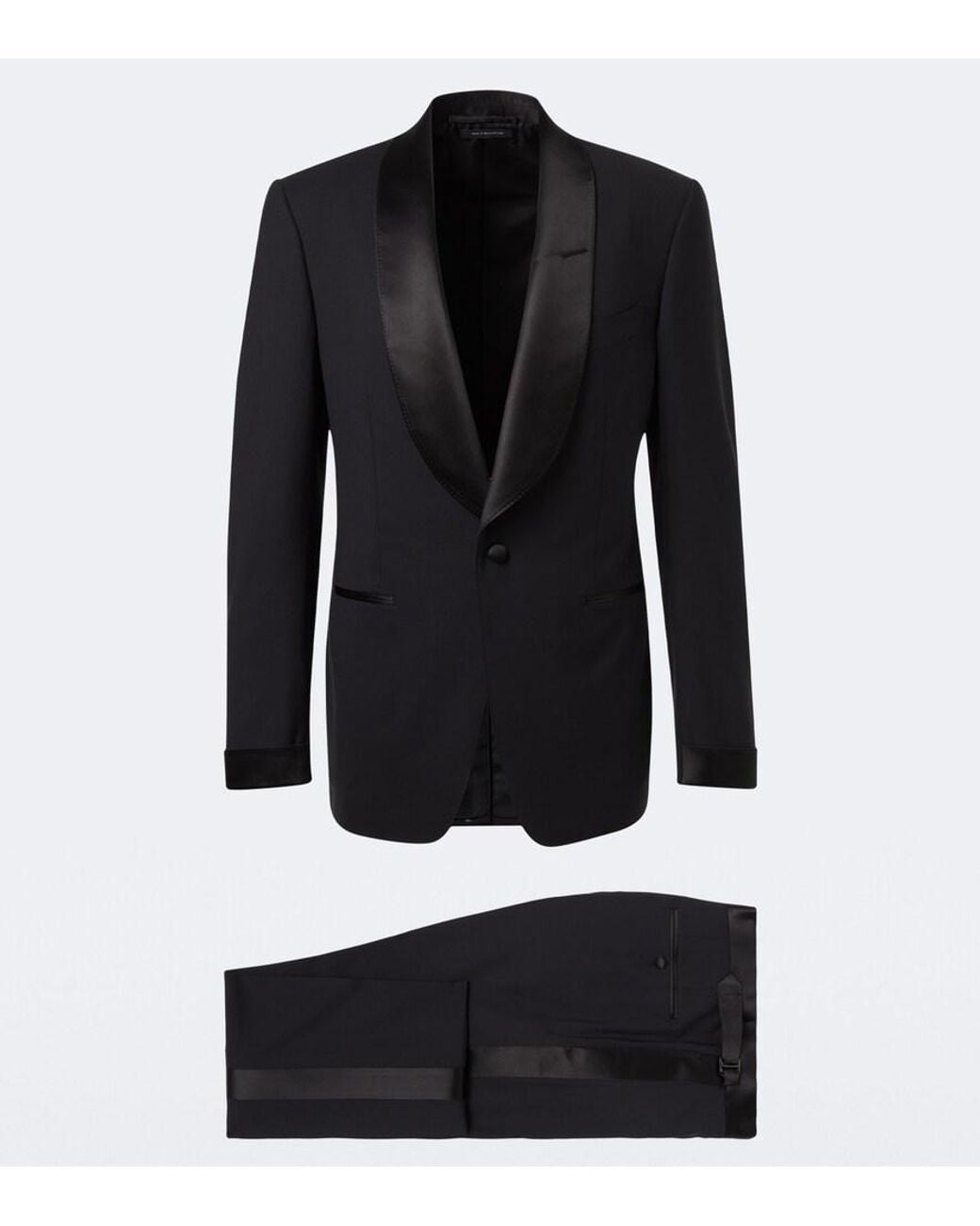 Tom Ford Black Wool-Blend Tuxedo for men