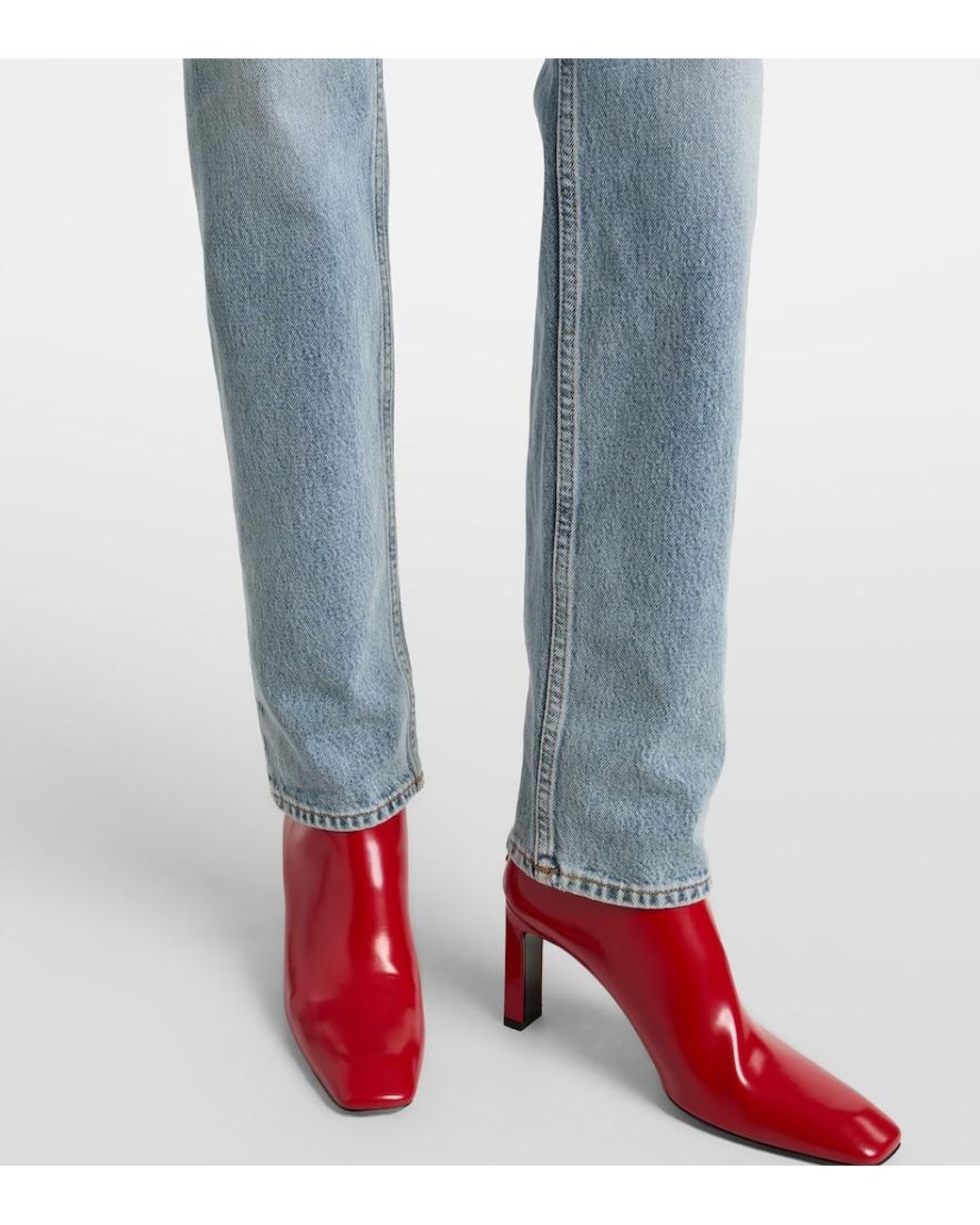 Totême Blue High-Rise Slim Jeans