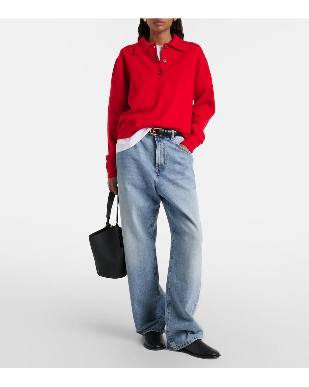 Jeans Anchos Rohe de color Blue