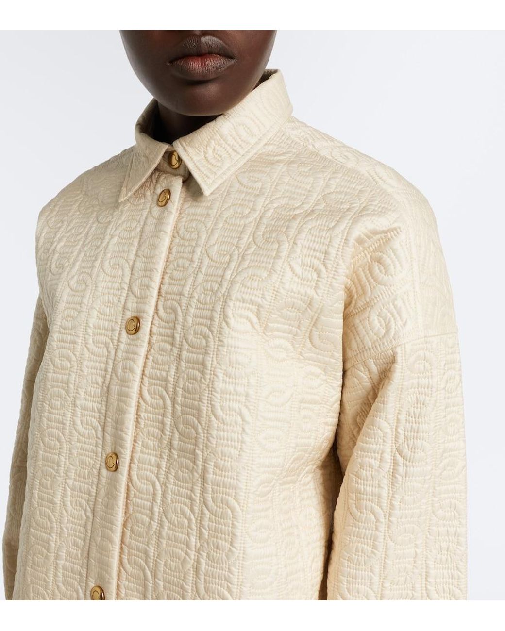 Moncler Natural Quilted Shirt