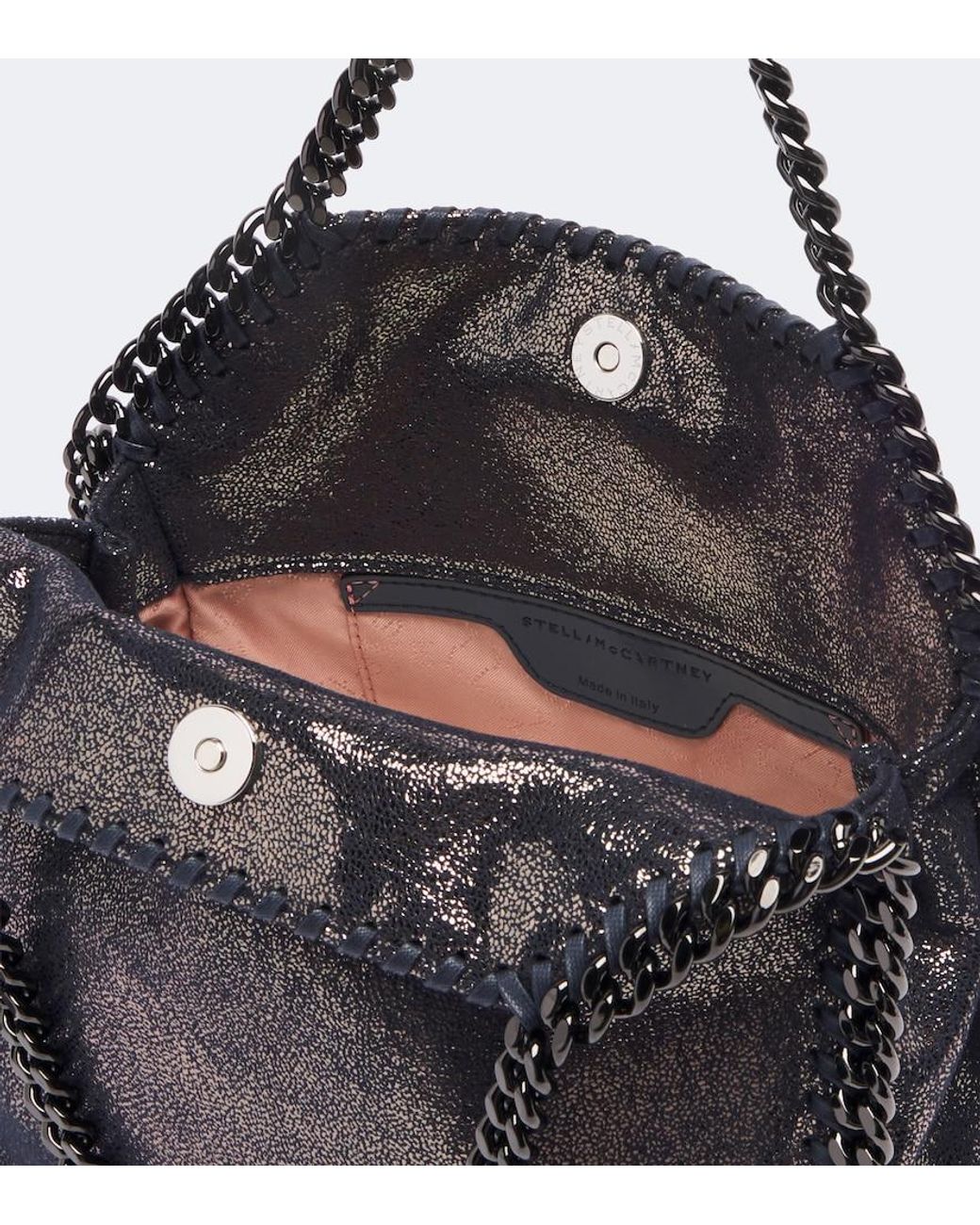 Stella McCartney Black Falabella Mini Top-Handle Bag