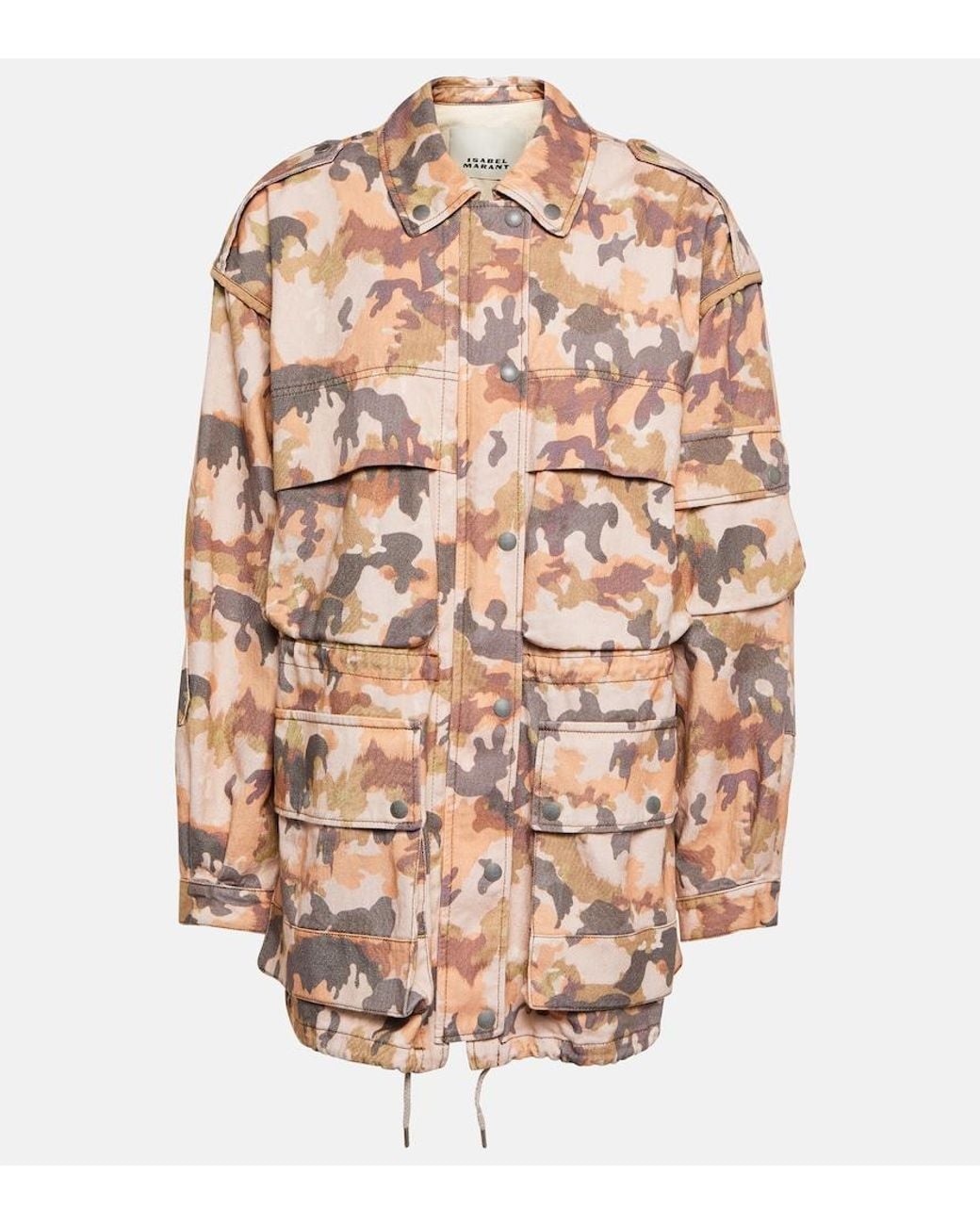 Isabel Marant Pink Elize Printed Cotton Jacket