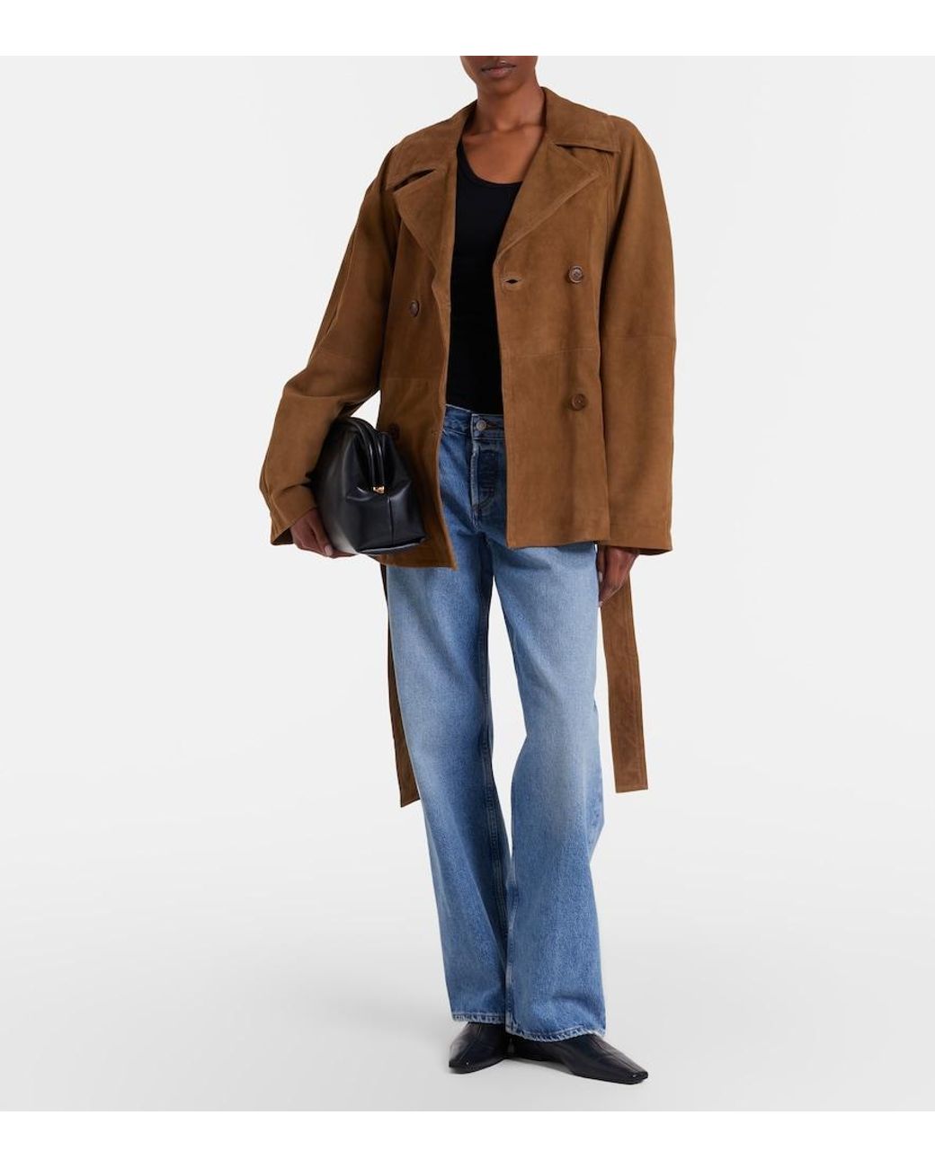 Agolde Blue Low Rise Loose Straight Jeans