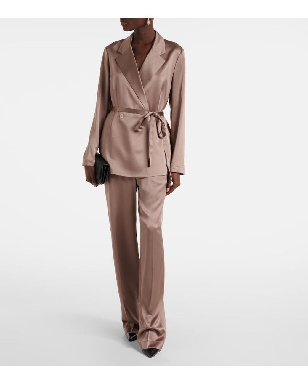 Joseph Brown Joubert Silk Satin Jacket