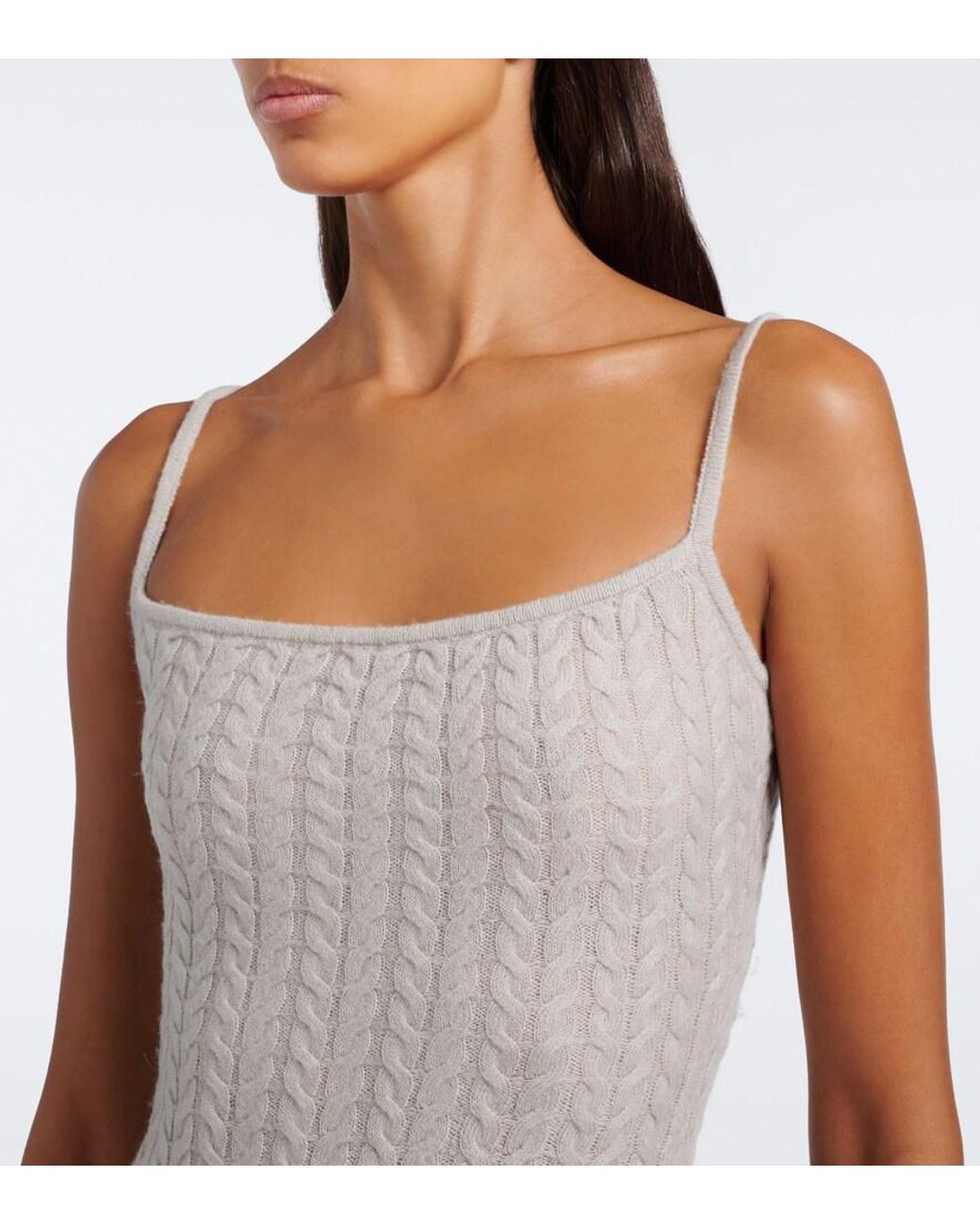 AYA MUSE Natural Alia Wool And Alpaca-Blend Minidress