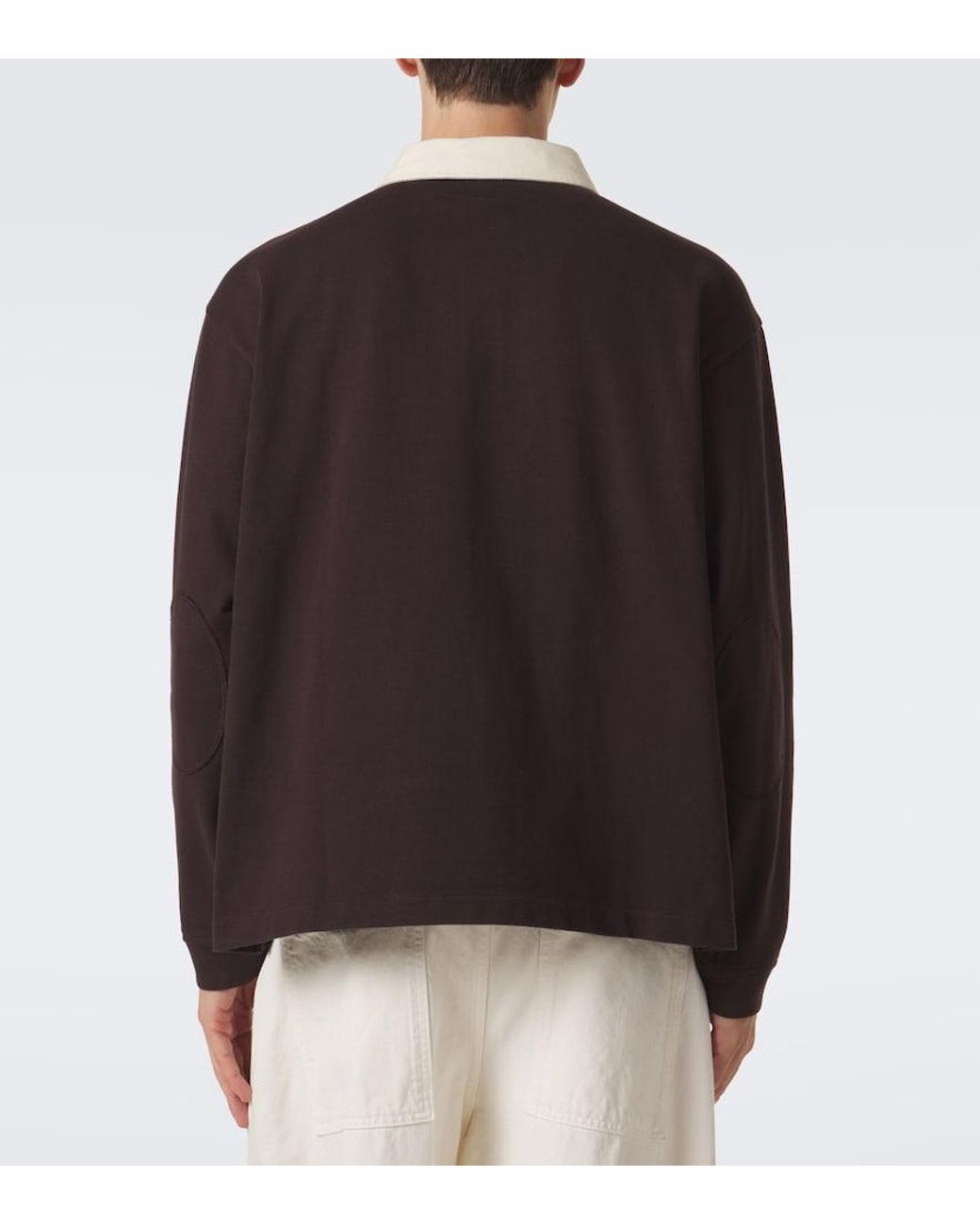 FRAME Brown Cotton Polo Shirt for men