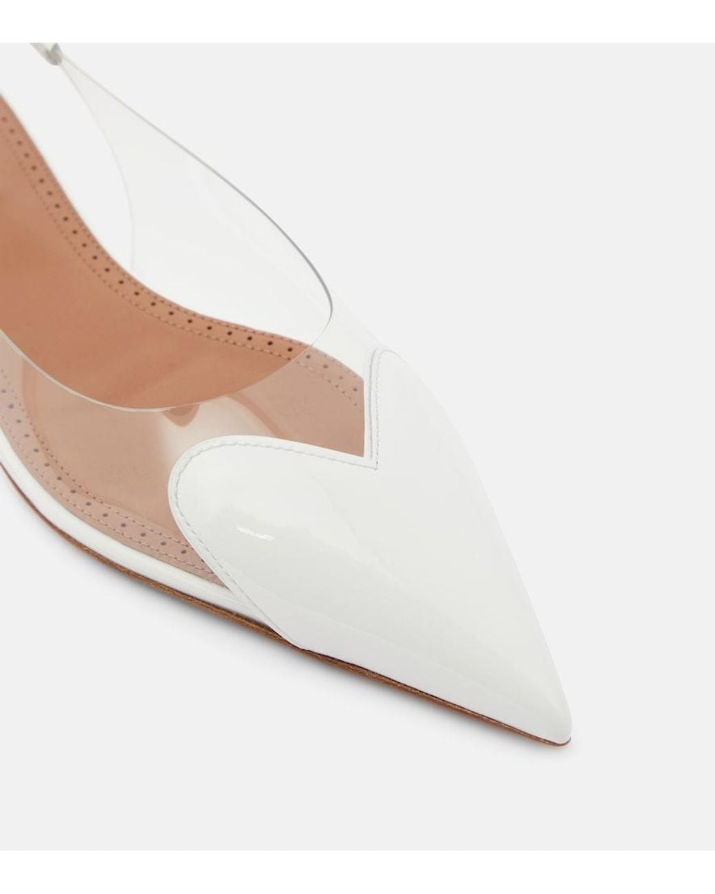 Alaïa White Ballerinas 'Le Coeur'