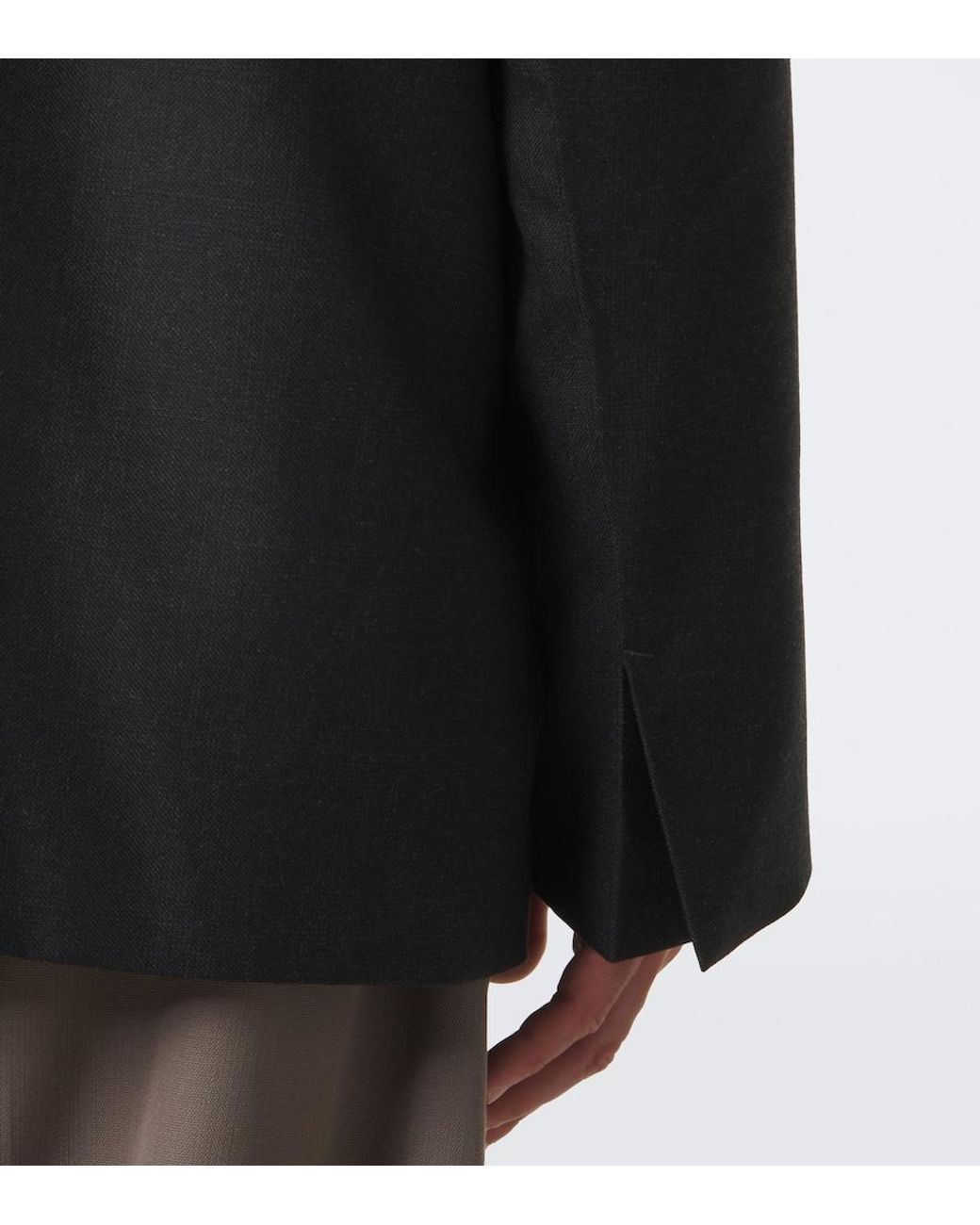 Studio Nicholson Black Fenn Wool Blazer for men