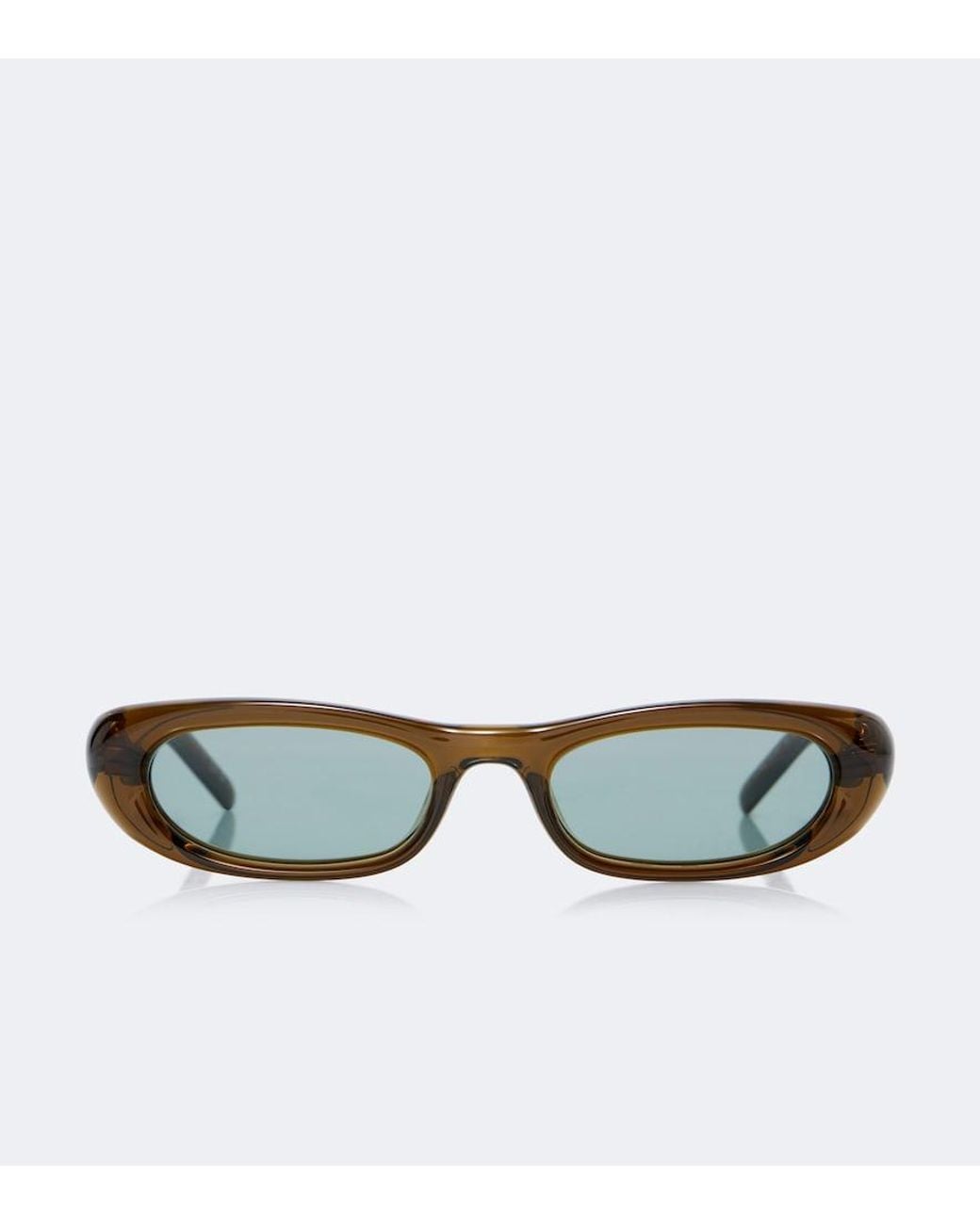 Saint Laurent Green Sl 557 Shade Plump Cat-Eye Sunglasses