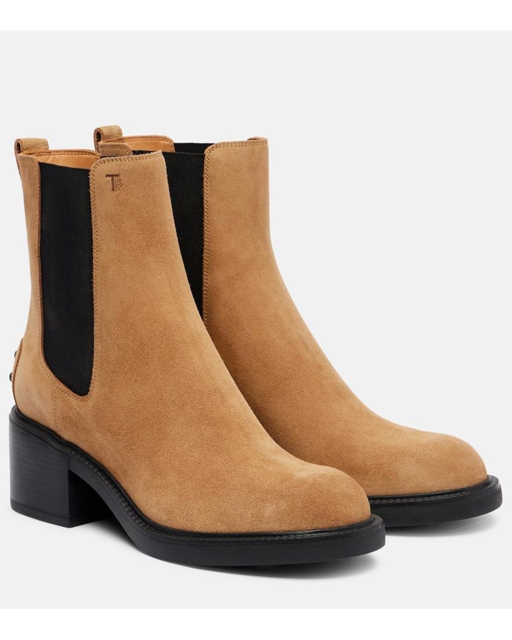 Tod's Brown Suede Chelsea Boots