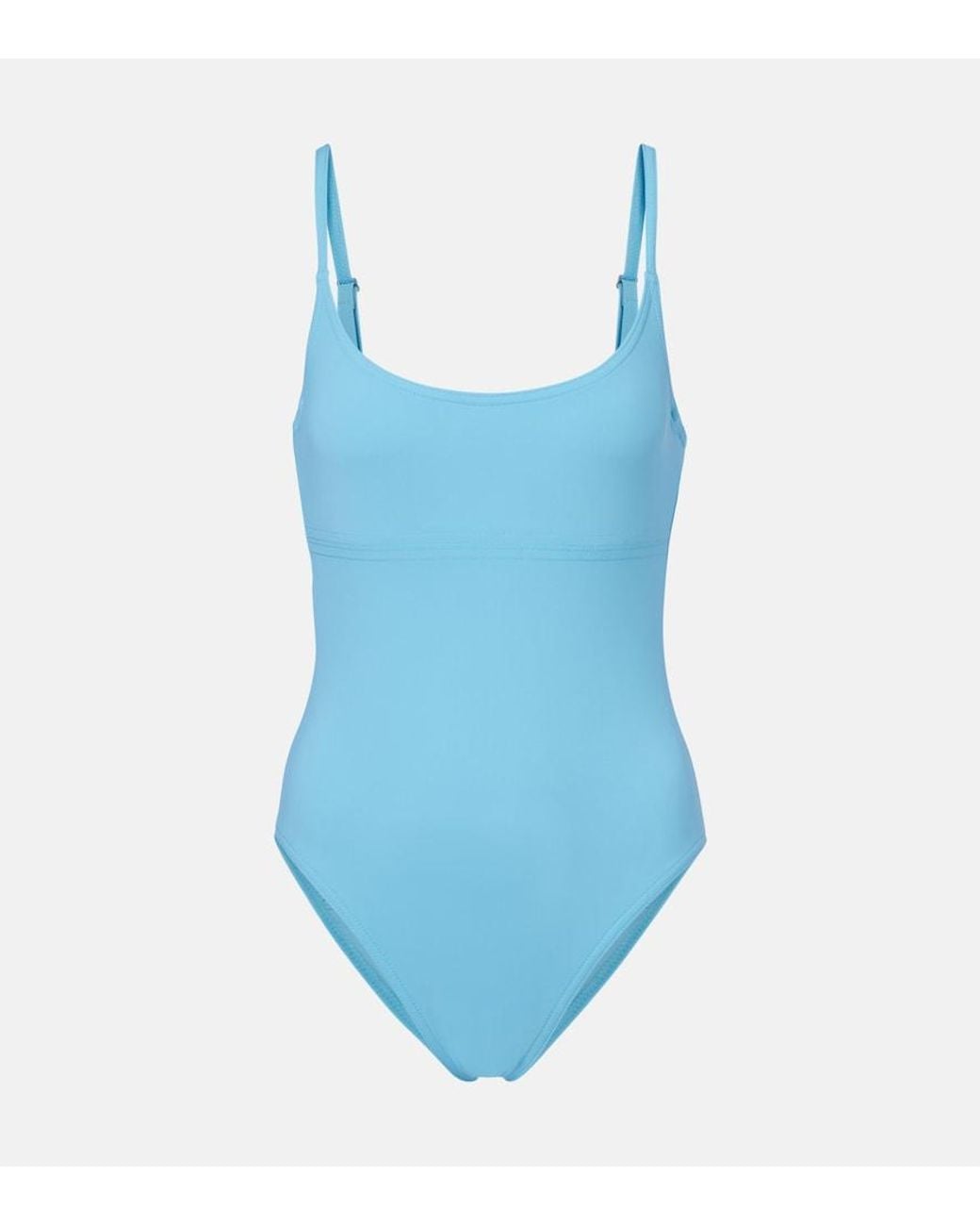Karla Colletto Blue Basics Swimsuit