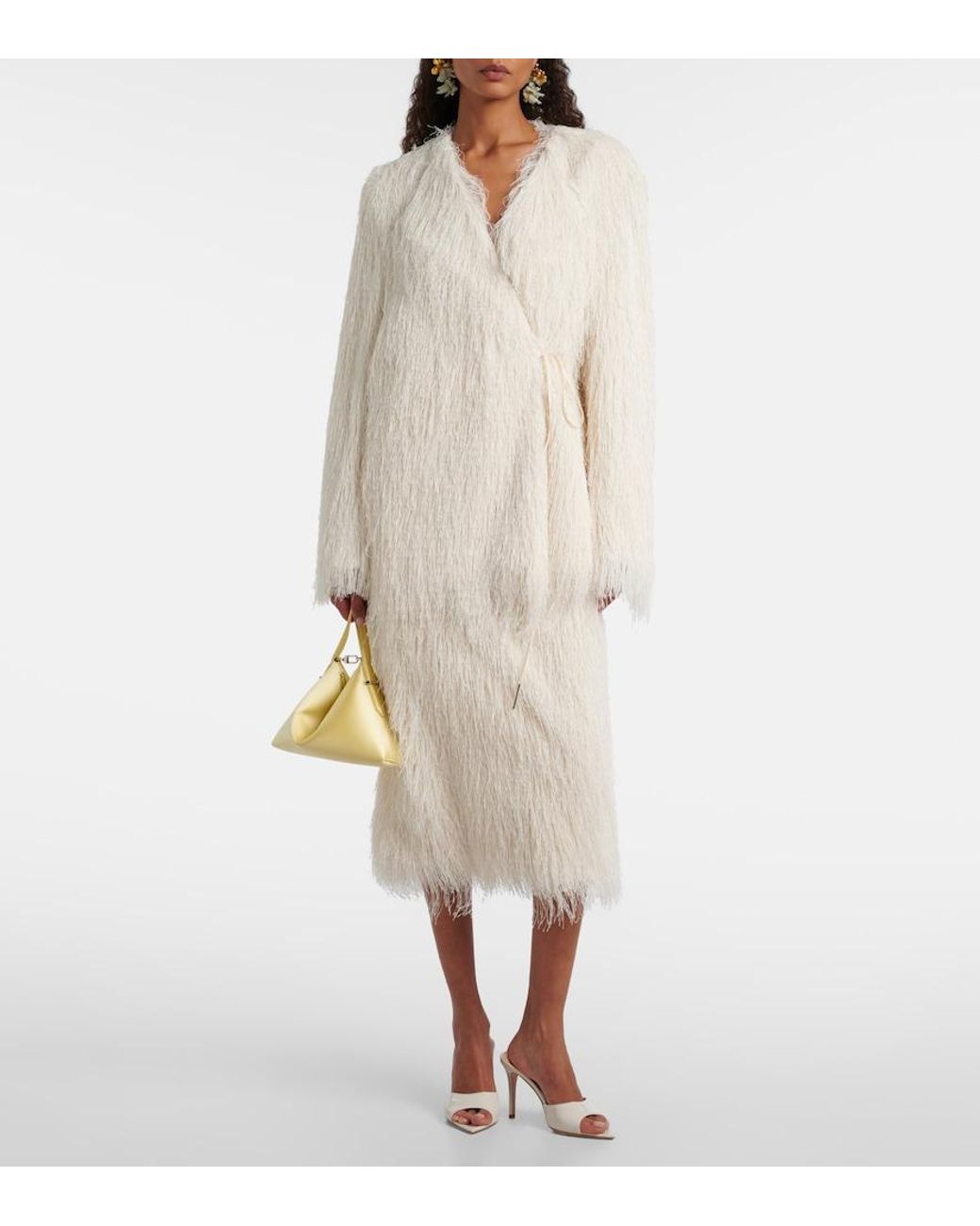 Gianvito Rossi Natural Elle 85 Patent Leather Mules