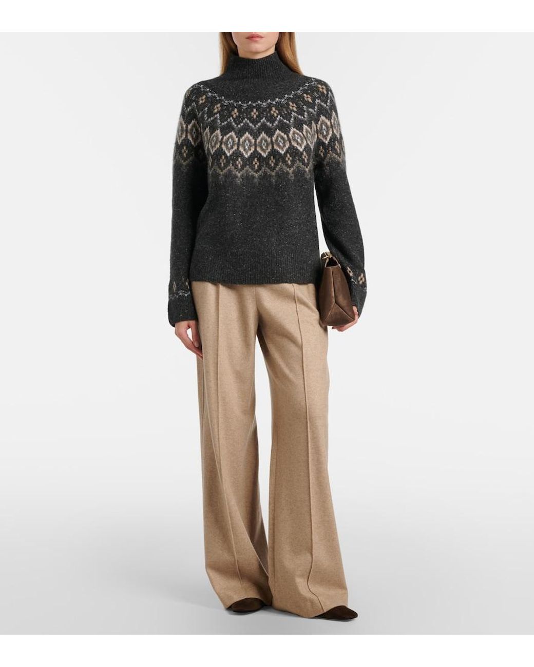 Vince Black Cashmere Turtleneck Sweater