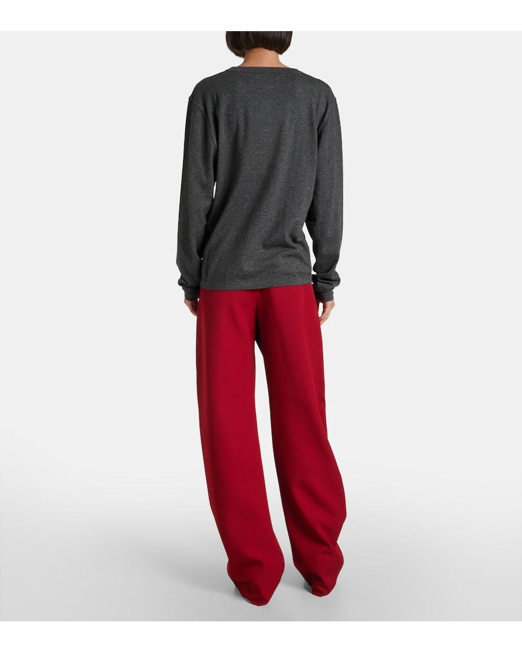 Extreme Cashmere Gray N°370 Herman Cotton And Cashmere Sweater