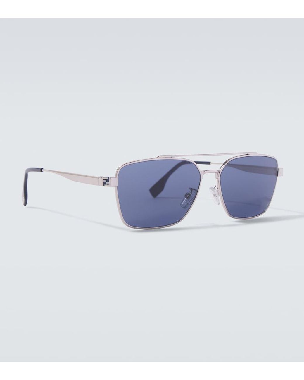 Fendi Blue Sky Navigator Sunglasses for men
