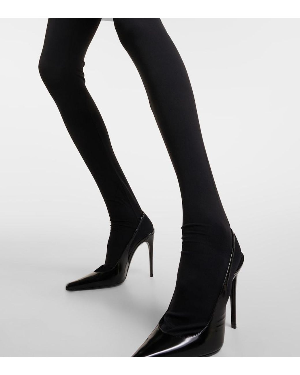 Wardrobe NYC Black High-Rise Tights