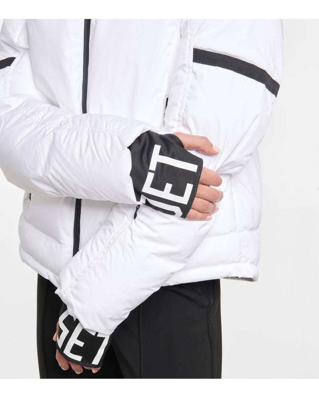 Jet Set White Julia Padded Ski Jacket