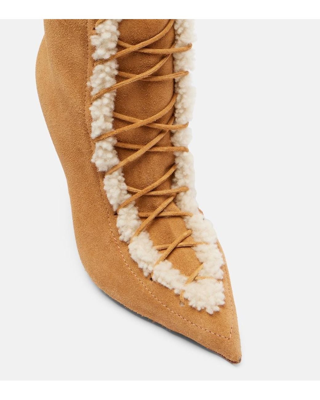 Paris Texas Brown Nina 105 Suede Knee-High Boots