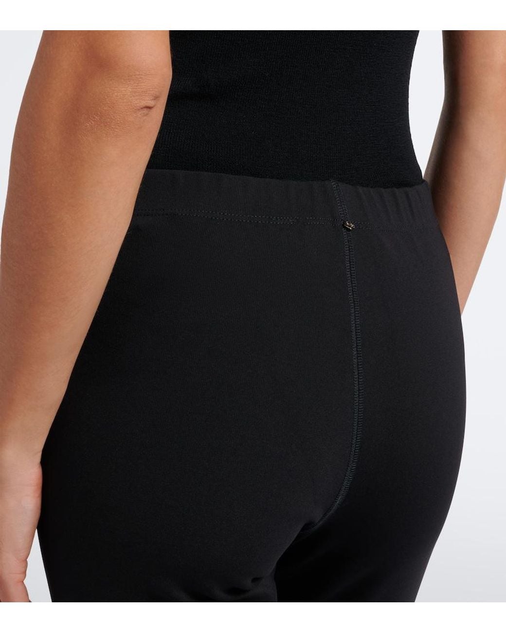 Sportmax Black Jersey Leggings
