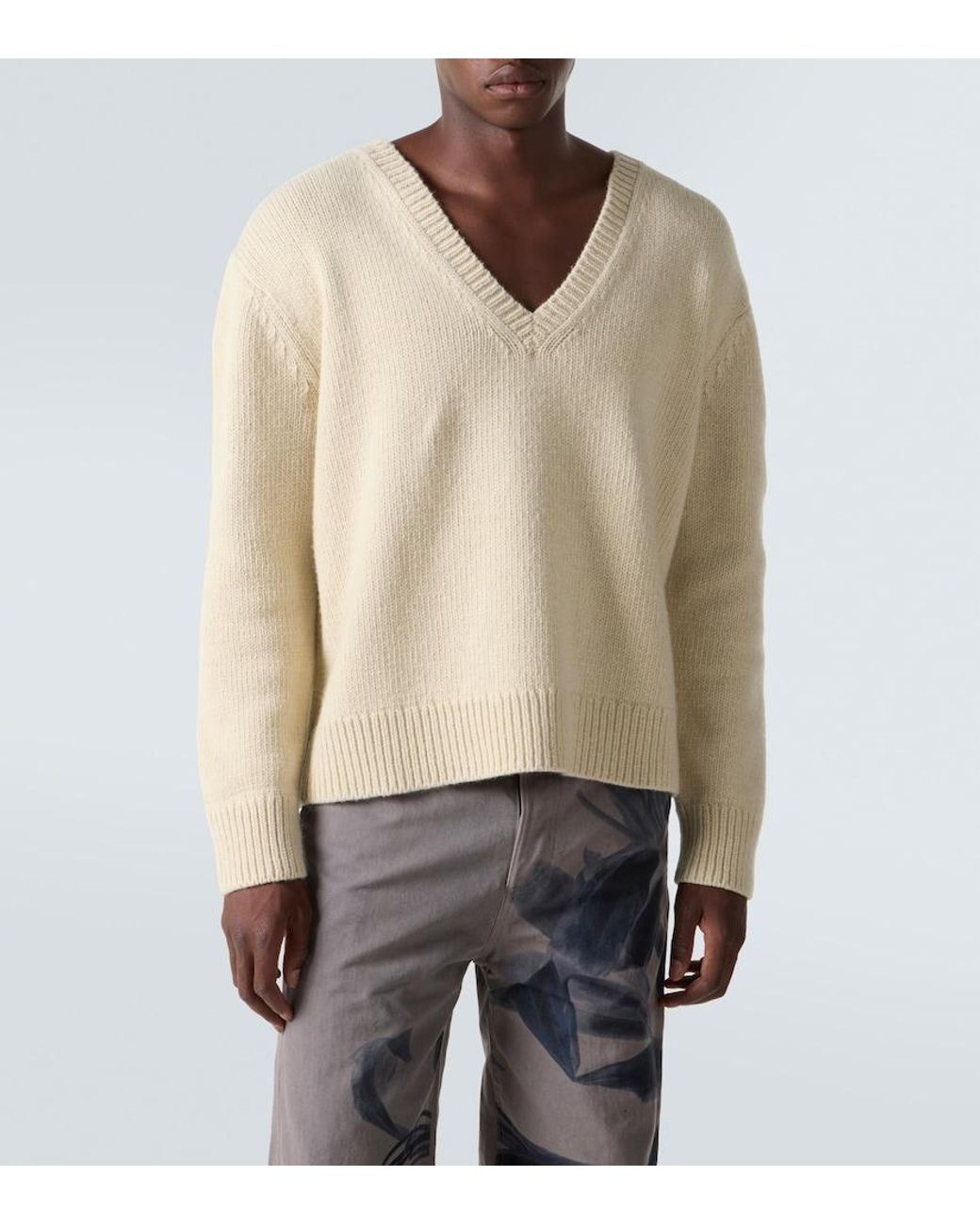 Pullover di Dries Van Noten in Natural da Uomo