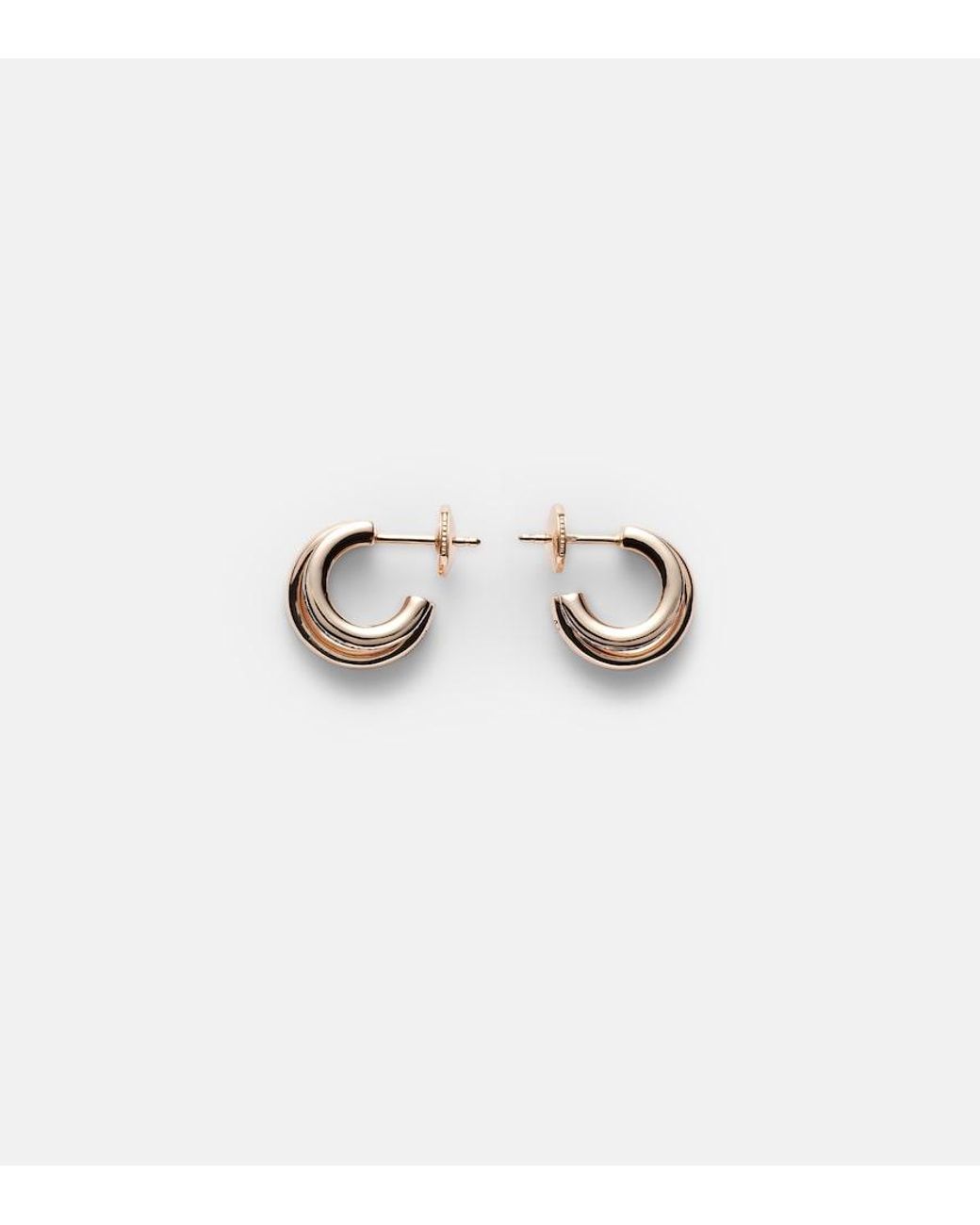 Pomellato White Together 18Kt Rose Earrings With Diamonds