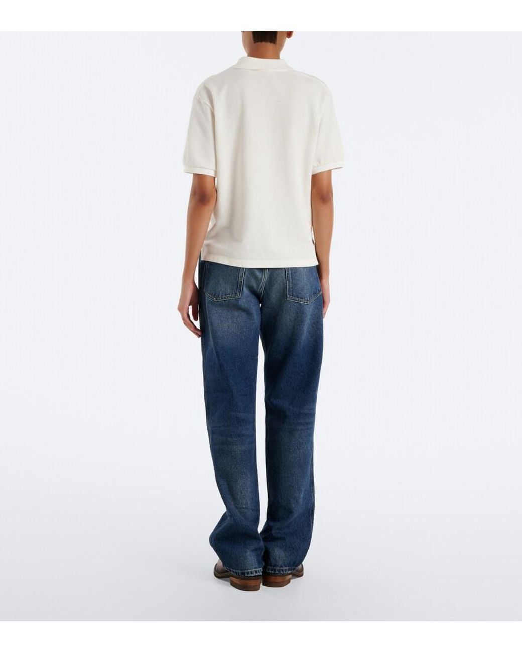 Miu Miu Blue Wide-Leg Jeans