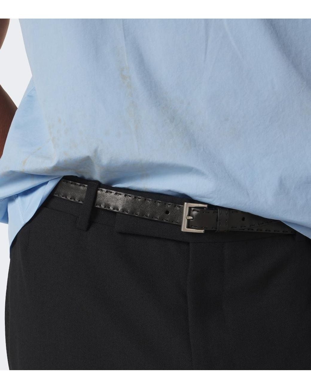 Prada Guertel Aus Leder in Black für Herren