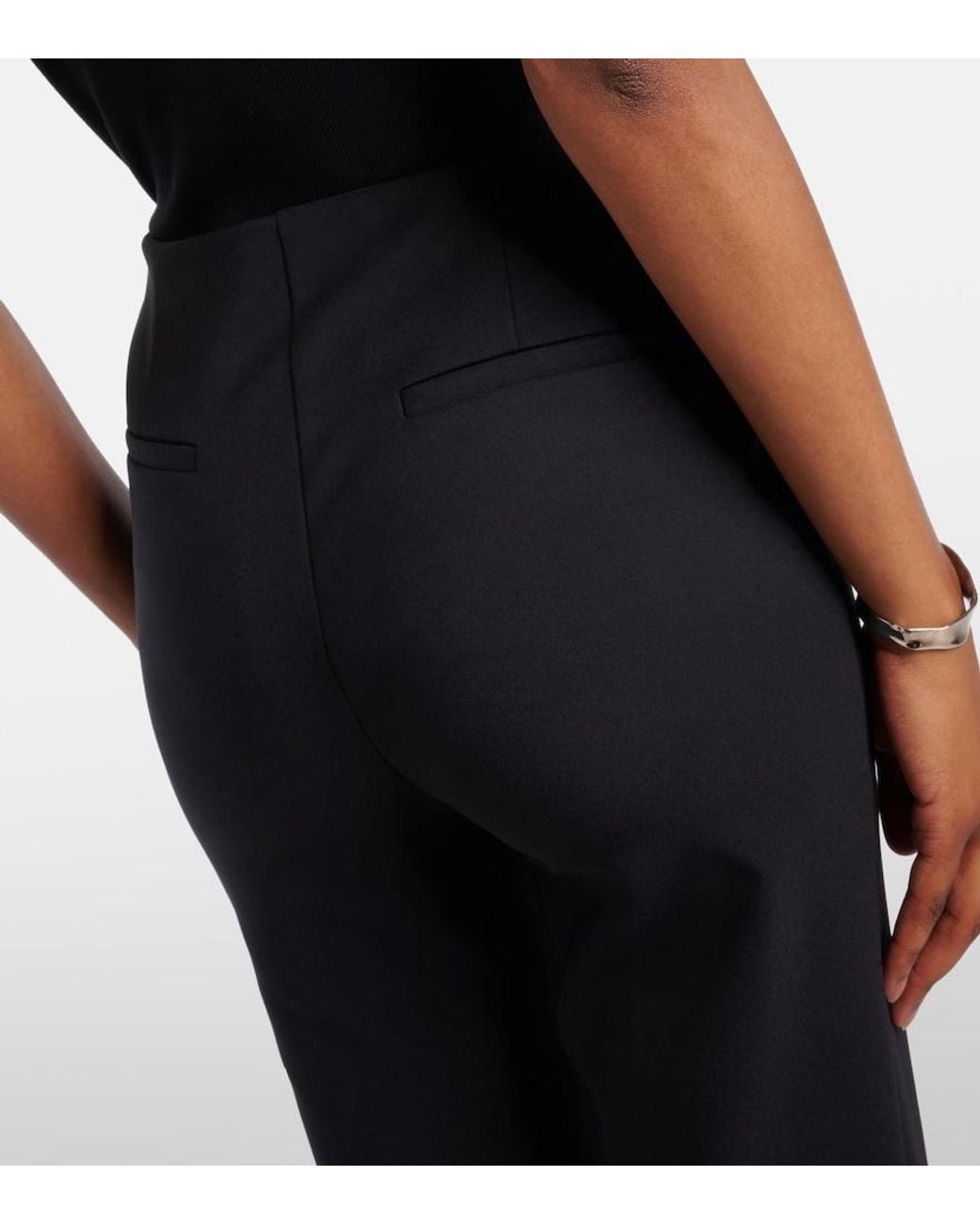 Jonathan Simkhai Blue Michelle Flared Pants