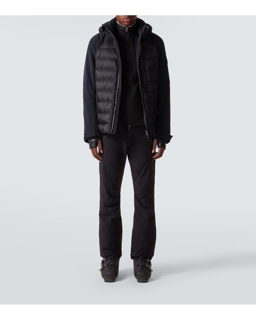 Bogner Black Xilas Fleece Jacket for men
