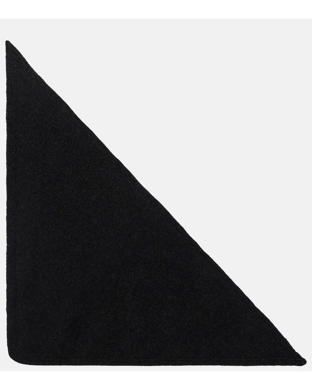 The Row Black Mentas Cashmere Scarf
