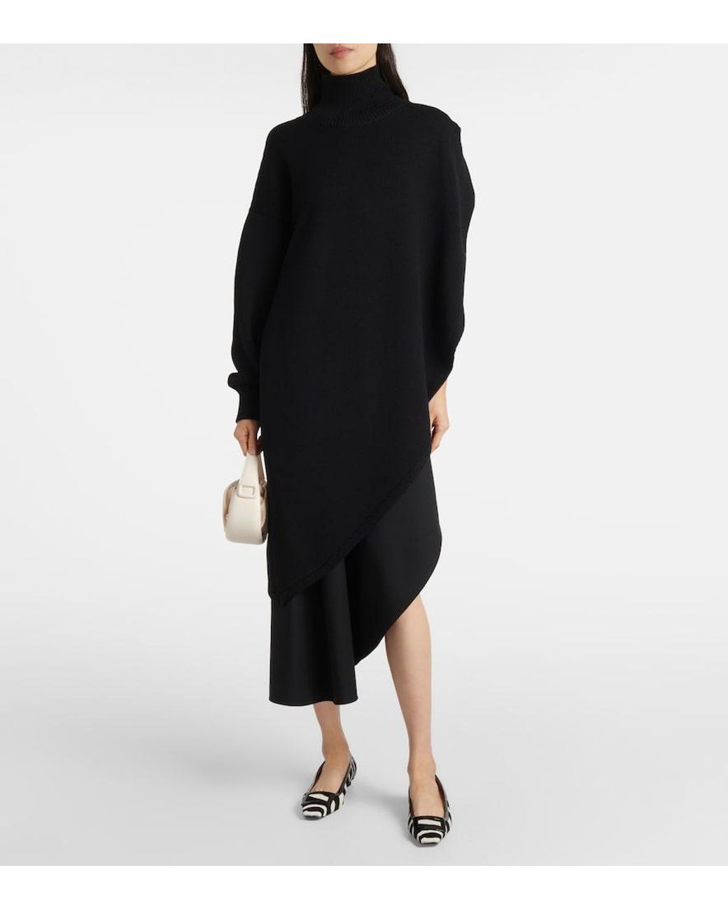 Roger Vivier Black Belle Vivier Calf Hair Ballet Flats