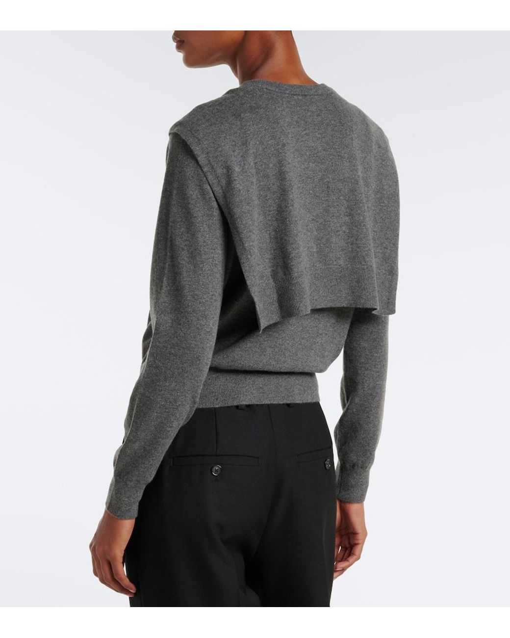 arch4 Gray Erin Cashmere Sweater
