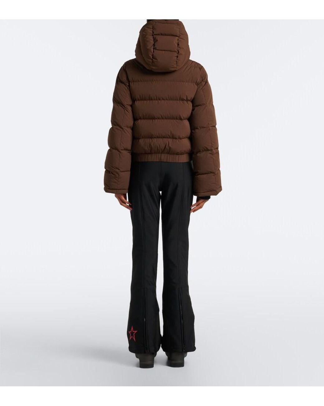 Perfect Moment Brown Polar Flare Down Ski Jacket