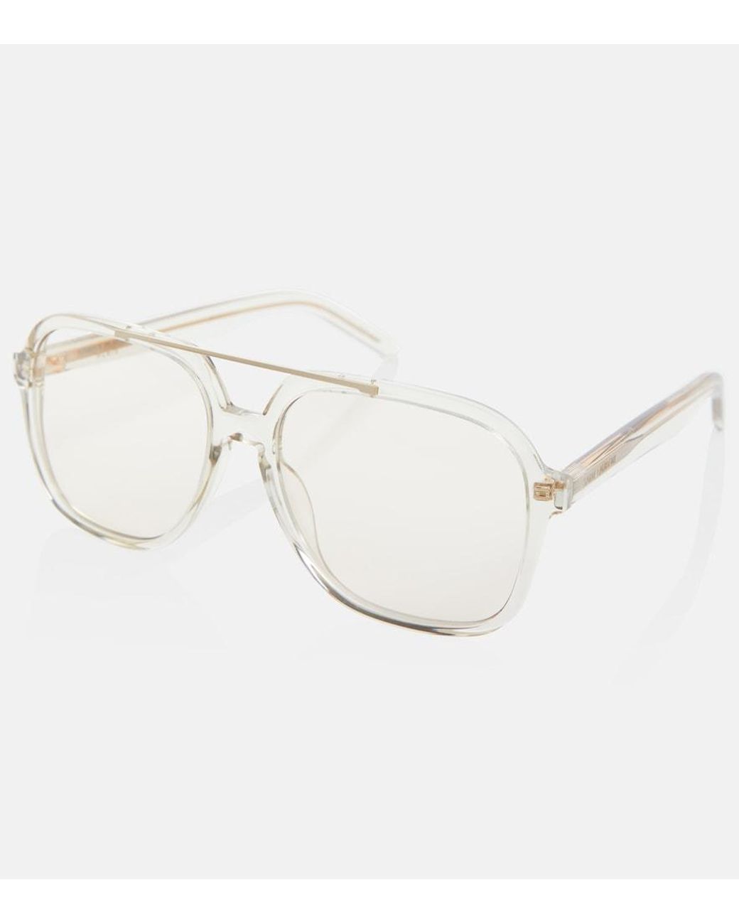 Saint Laurent Natural Sl 545 Aviator Sunglasses