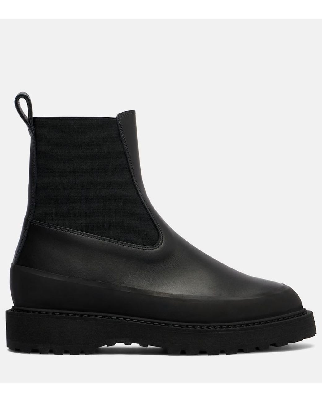 Le Monde Beryl Black Dolomite Leather Chelsea Boots