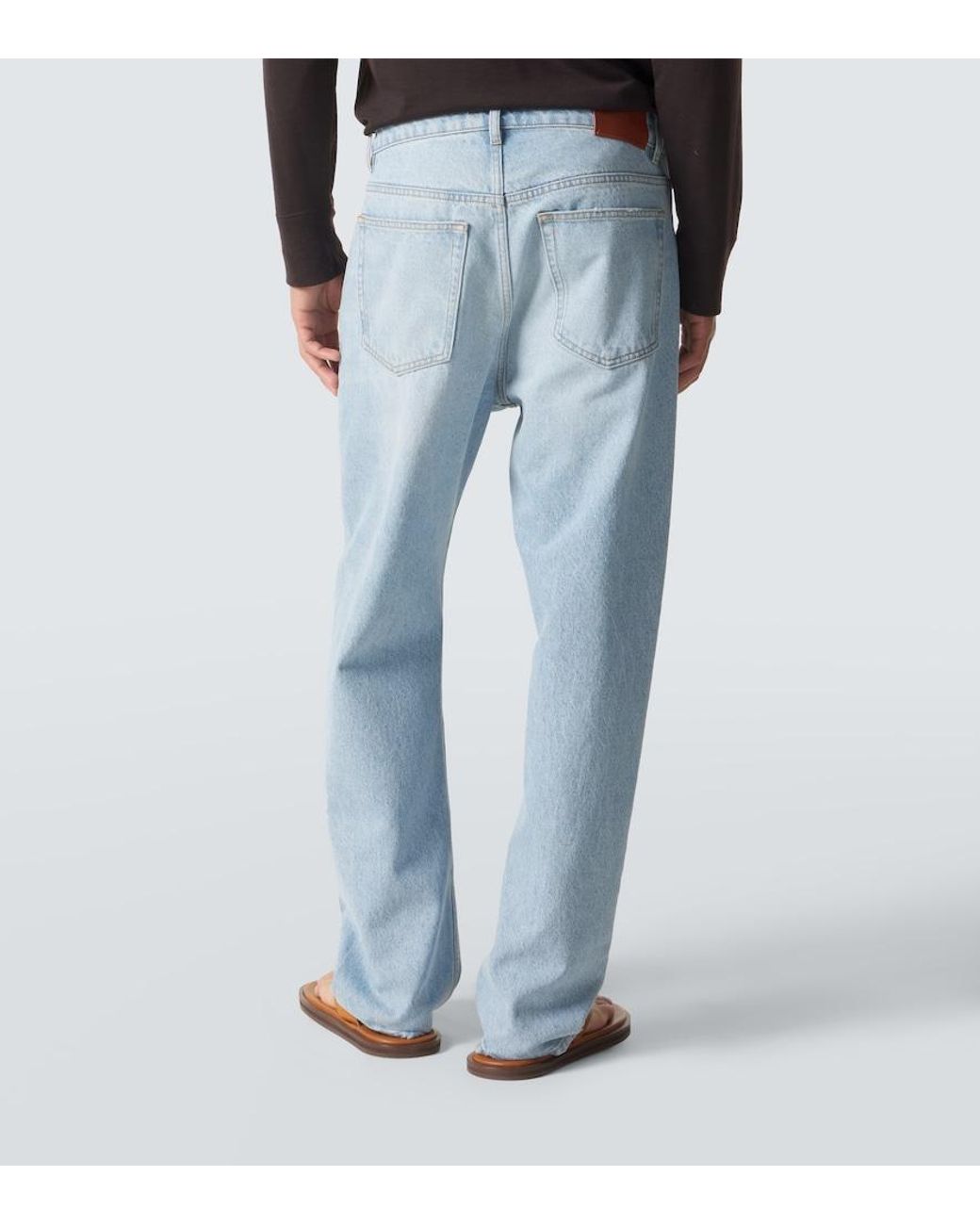 Studio Nicholson Blue Riso Straight Jeans for men