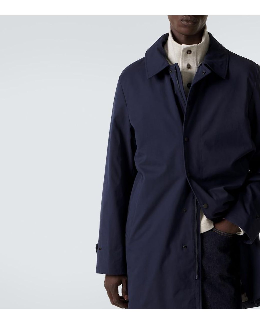 Moncler Blue Kervoyal Down Parka for men