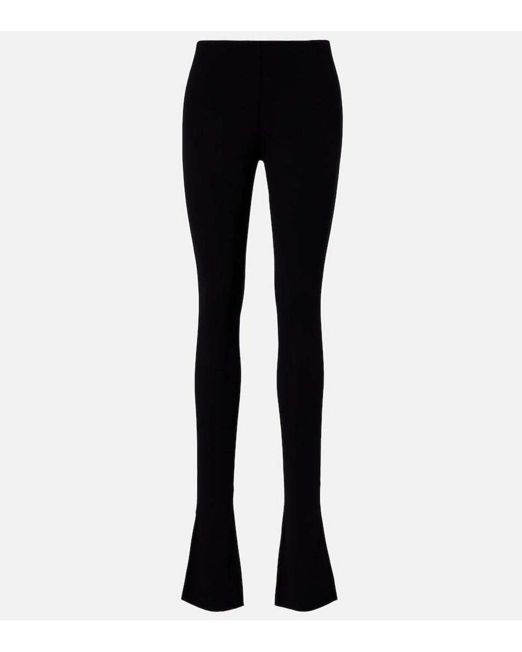 Gucci Black Crepe Jersey Slim Pants